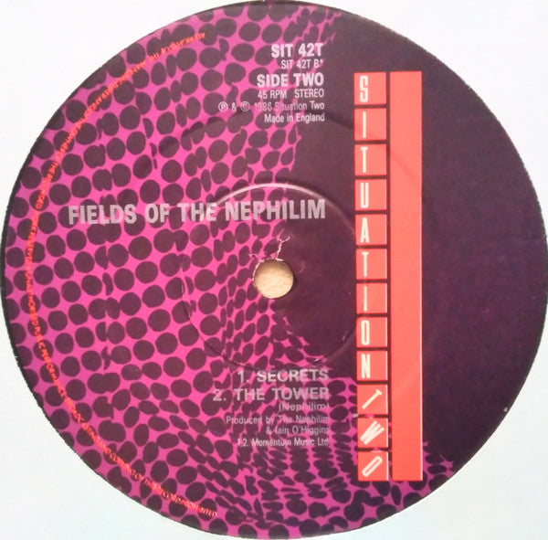 Fields Of The Nephilim : Power (12", Single, RE)