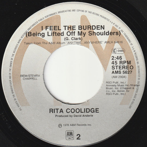Rita Coolidge : The Way You Do The Things You Do (7", Single)