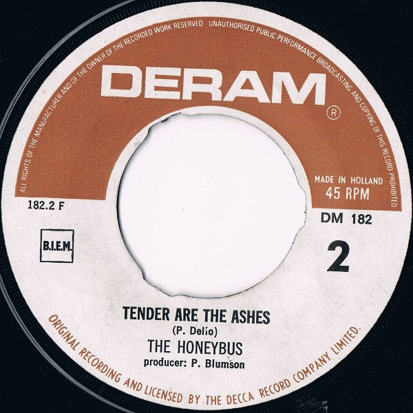 Honeybus : I Can't Let Maggie Go / Tender Are The Ashes (7", Single)