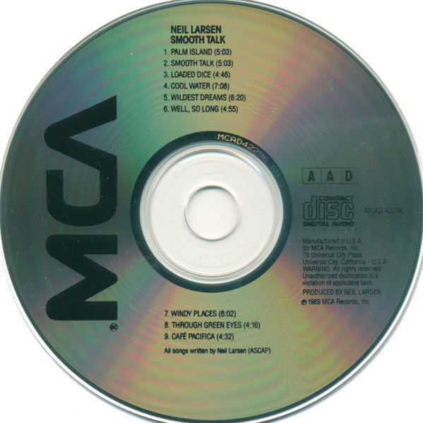 Neil Larsen : Smooth Talk (CD, Album)