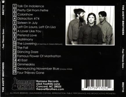 The Avett Brothers : Four Thieves Gone (HDCD, Album)