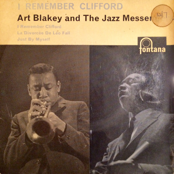 Art Blakey & The Jazz Messengers : I Remember Clifford (7", EP)