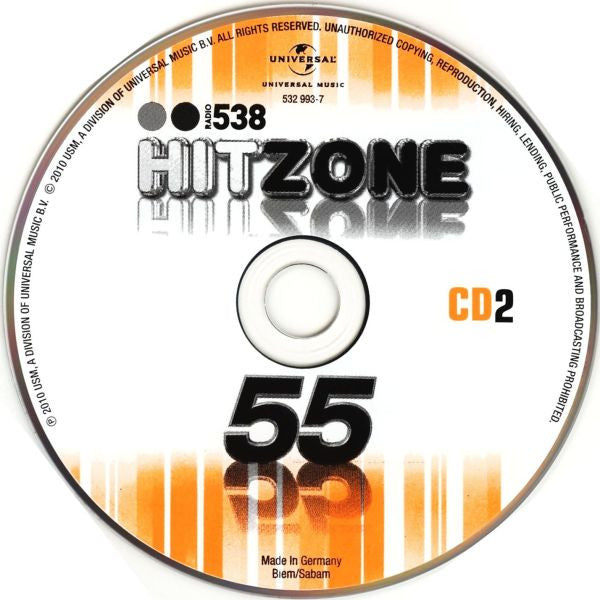 Various : Radio 538 - Hitzone 55 (2xCD, Comp)
