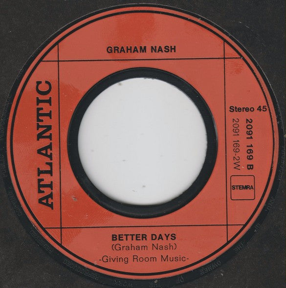 Graham Nash : I Used To Be A King (7")