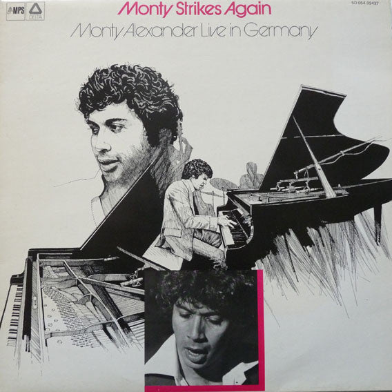 Monty Alexander : Monty Strikes Again - Monty Alexander Live In Germany (LP, Album)