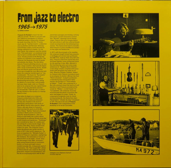 François De Roubaix : Du Jazz À L'électro 1965-1975   (LP, Comp, Ltd, Num, Yel)