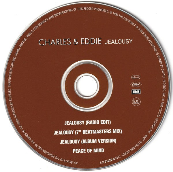 Charles & Eddie : Jealousy (CD, Maxi)
