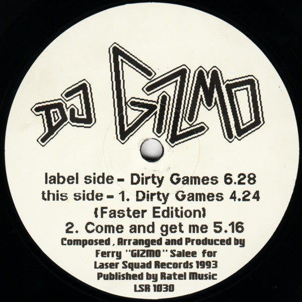 DJ Gizmo : Dirty Games (12")