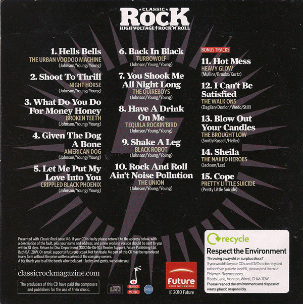 Various : Back In Black - Redux: A Tribute To AC/DC (CD, Comp)