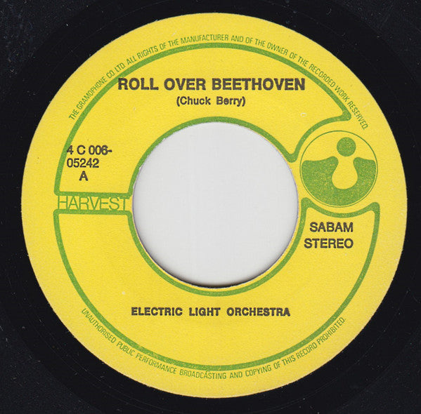 The Electric Light Orchestra* : Roll Over Beethoven / Queen Of The Hours (7", Single)
