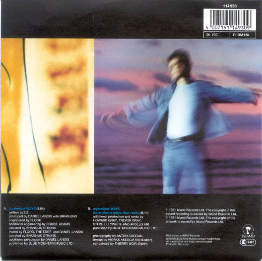 U2 : Mysterious Ways (7", Single)