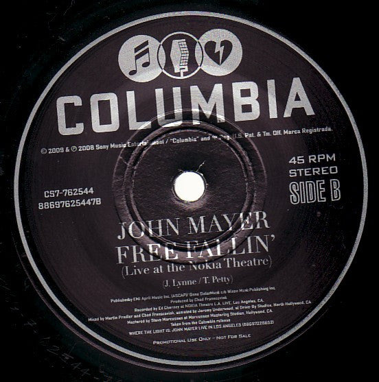 John Mayer : Who Says (7", Single, Ltd, Promo)