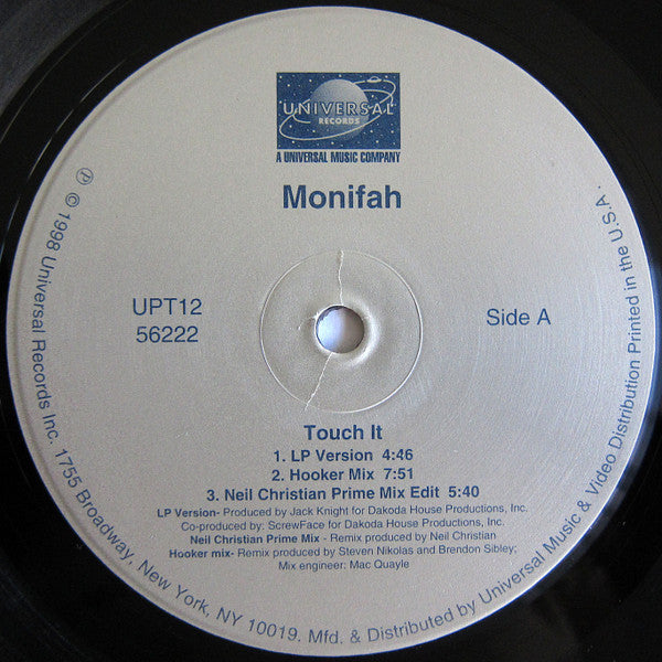 Monifah : Touch It (12")