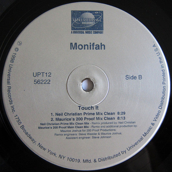 Monifah : Touch It (12")
