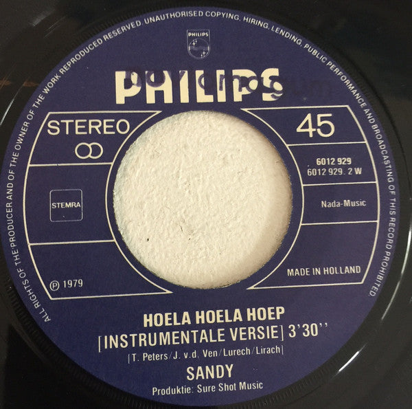 Sandy (8) : Doe De Hoela Hoep (7", Single)