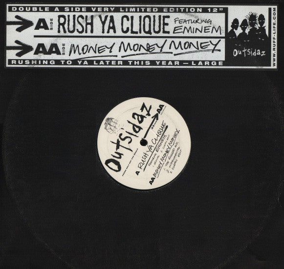 Outsidaz : Rush Ya Clique / Money Money Money (12", Single, Promo)