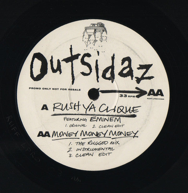 Outsidaz : Rush Ya Clique / Money Money Money (12", Single, Promo)