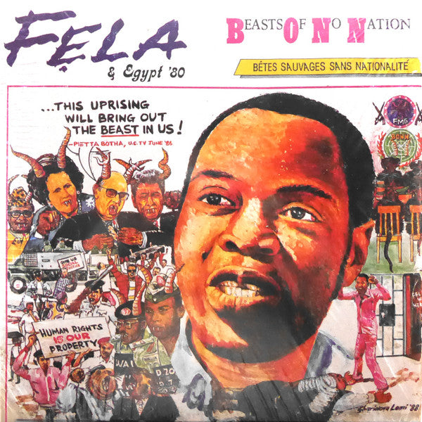 Fela Anikulapo-Kuti* & Egypt '80* : Beasts Of No Nation (LP, Album, RE)