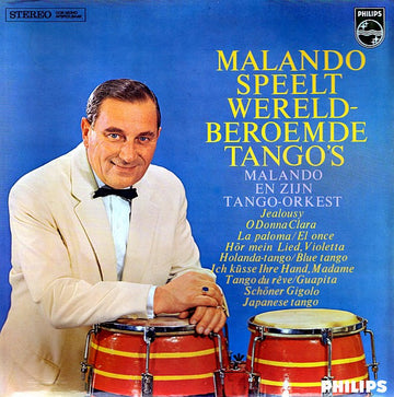 Malando And His Tango Orchestra : Malando Speelt Wereldberoemde Tango's (LP, Comp)