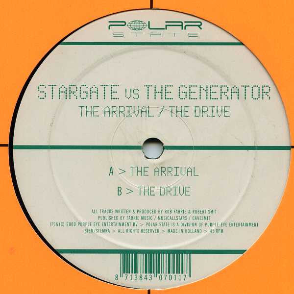 Stargate Vs The Generator : The Arrival / The Drive (12")