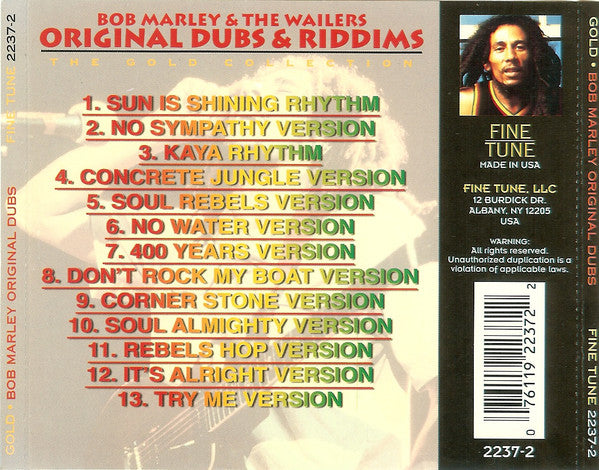 Bob Marley : 13 Gold Dubs - Original Dubs & Riddims (CD, Comp)