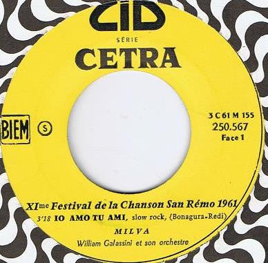 Milva : Io Amo Tu Ami (7")