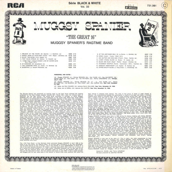 Muggsy Spanier : The Great 16 (LP, Comp, RE)