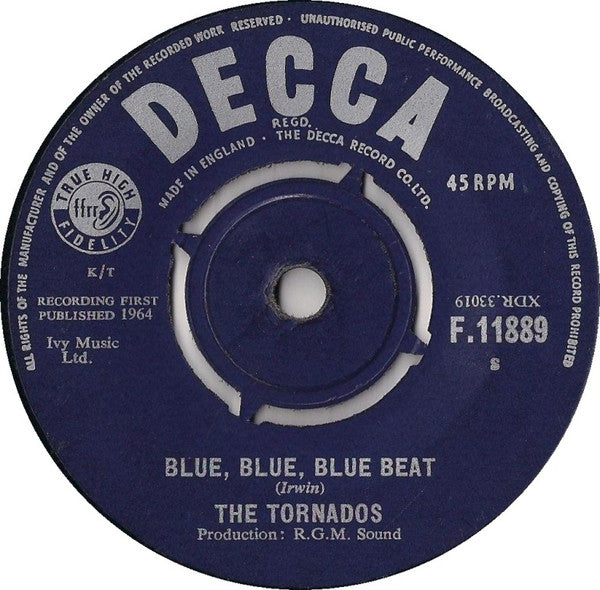 The Tornados : Monte Carlo (7", Single)