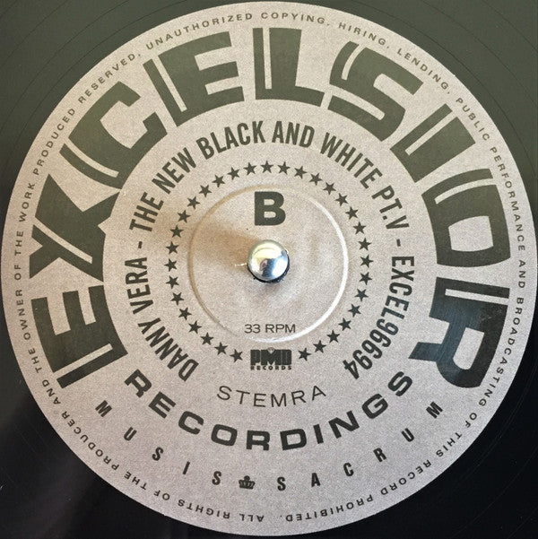 Danny Vera : The New Black And White Pt.V (10", EP)