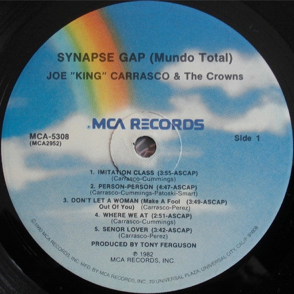 Joe King Carrasco & The Crowns : Synapse Gap (Mundo Total) (LP, Album)