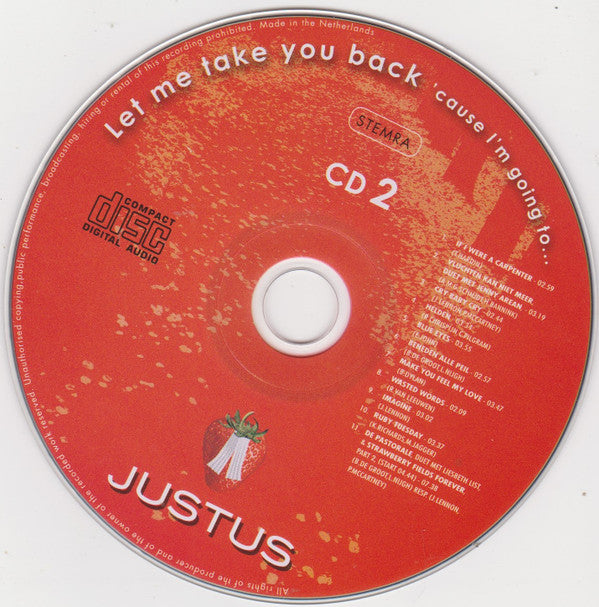 Justus Werle : Let Me Take You Back ('Cause I'm Going To...) (2xCD, Album, Fol)