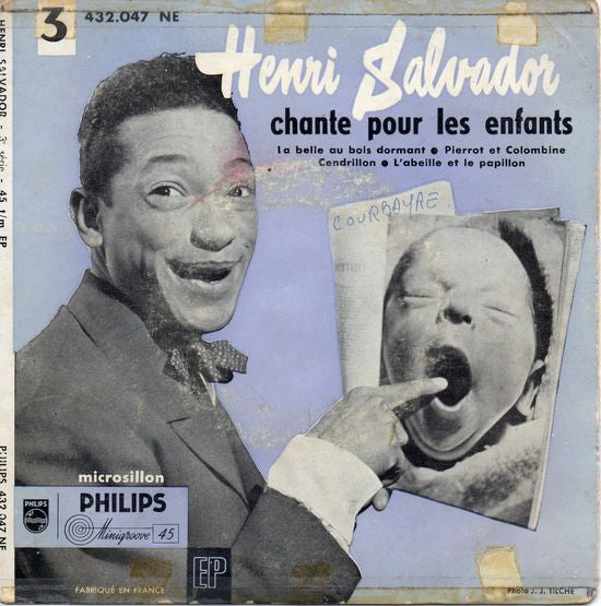 Henri Salvador : 3 - Chante Pour Les Enfants (7", EP, Mono)