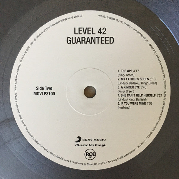 Level 42 : Guaranteed (2xLP, Album, Ltd, Num, Exp)