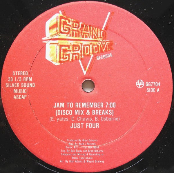 Just Four / Grand Groove Bunch : Jam To Remember (12")