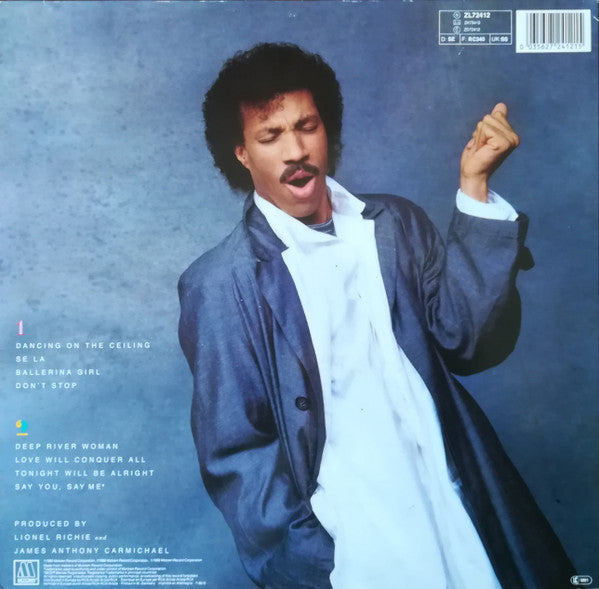 Lionel Richie : Dancing On The Ceiling (LP, Album, RE, Gat)