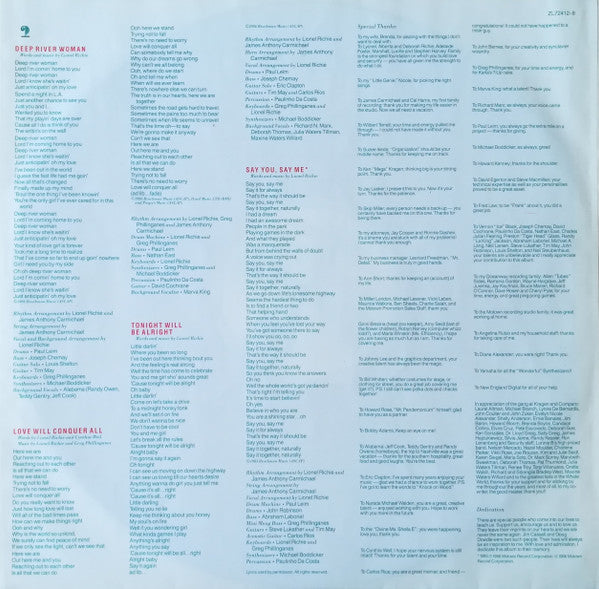 Lionel Richie : Dancing On The Ceiling (LP, Album, RE, Gat)