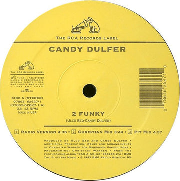 Candy Dulfer : 2 Funky (12")