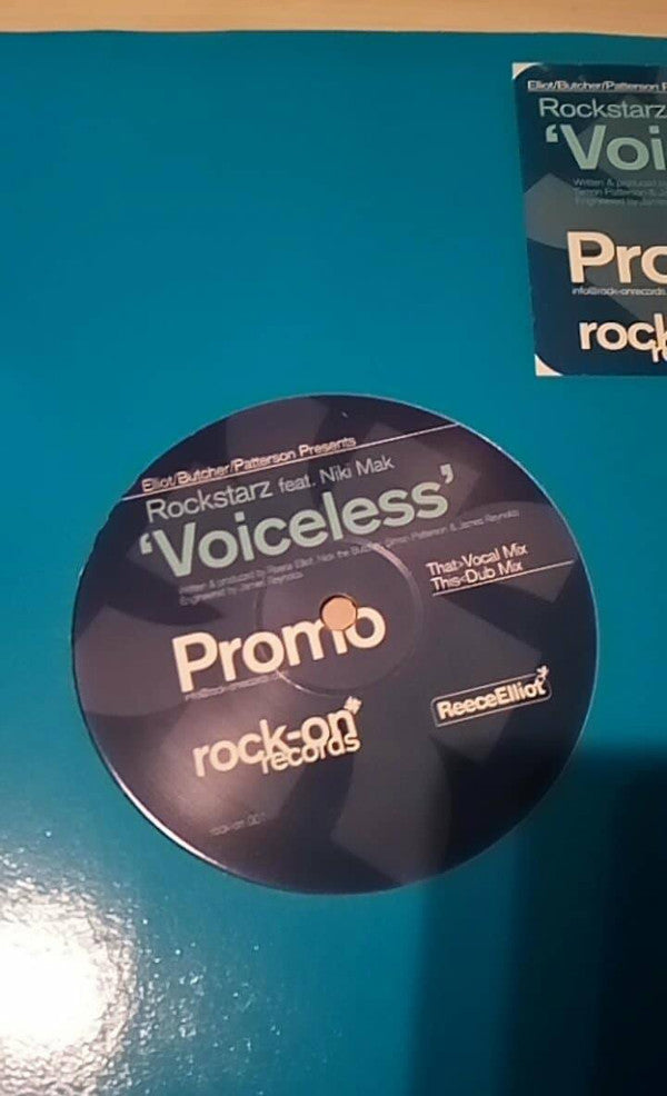 Rockstarz Feat. Niki Mak : Voiceless (12", Promo)