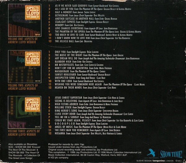 Various : Aspects Of Andrew Lloyd Webber (3xCD, Comp, Box)