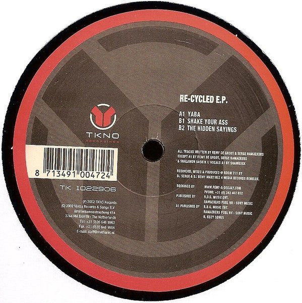 Re-Cycled : Re-Cycled E.P. (12")