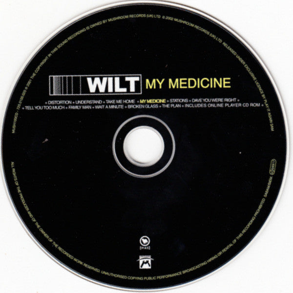 Wilt (3) : My Medicine (CD, Album)