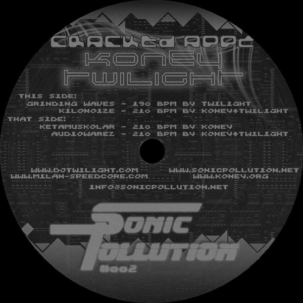 Koney / Twilight* : Cracked Appz EP (12", EP)
