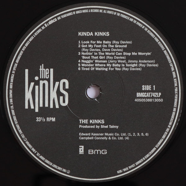 The Kinks : Kinda Kinks (LP, Album, RE)