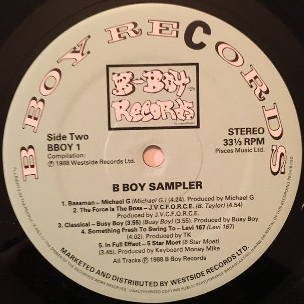Various : The B-Boy Sampler (LP, Smplr)