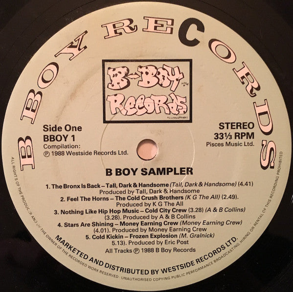 Various : The B-Boy Sampler (LP, Smplr)