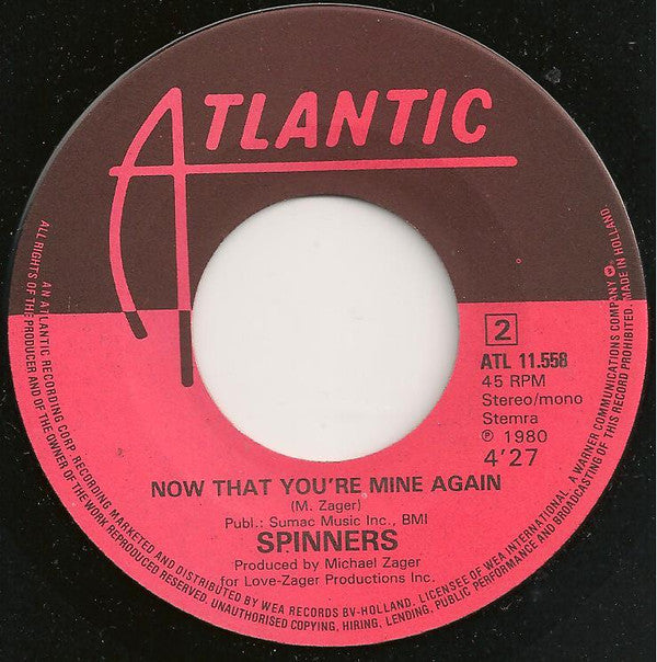 Spinners : Split Decision (7", Single)