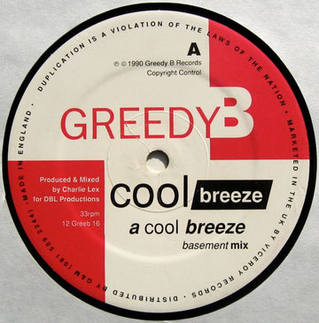 Cool Breeze : A Cool Breeze (12")