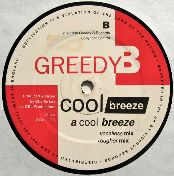 Cool Breeze : A Cool Breeze (12")
