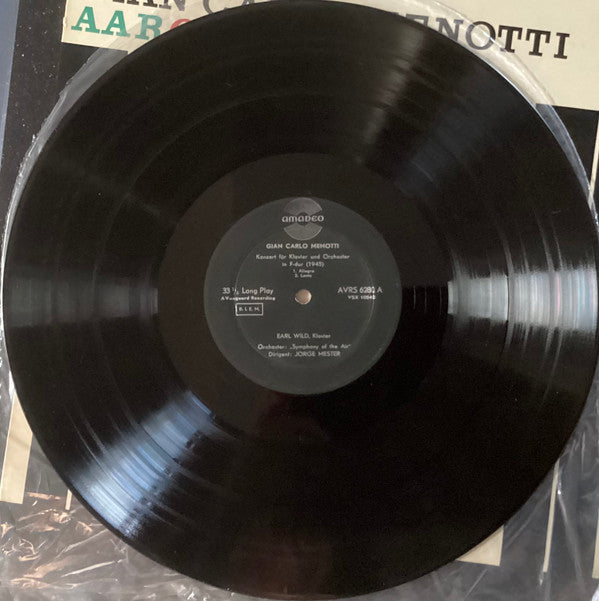 Aaron Copland, Gian Carlo Menotti : Klavierkonzerte (LP, Mono)