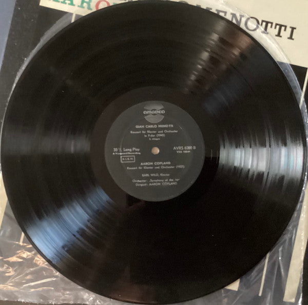 Aaron Copland, Gian Carlo Menotti : Klavierkonzerte (LP, Mono)